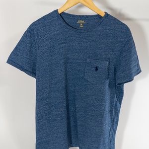 Polo Ralph Lauren Pocket Shirt (Blue) (Medium)